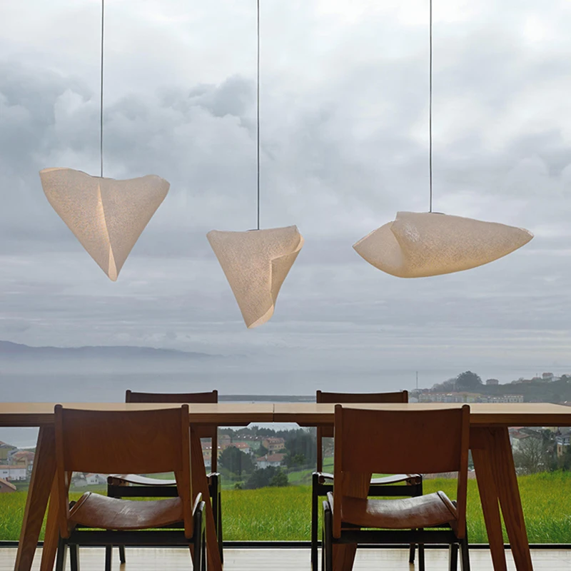 Moderne weiße Edelstahl-Pendelleuchte für Schlafzimmer, Esszimmer, Küchentisch, spanische Designer-LED-Hängelampe, verstellbar