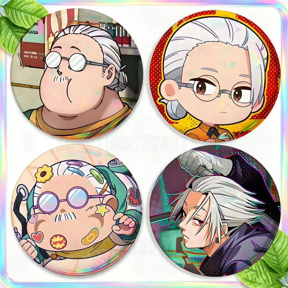 

S-Sakamoto D-Days Anime 2-piece set Pins Backpack Clothes Jewelry Accessories Round Brooch Button Badge Fans Collection Gifts
