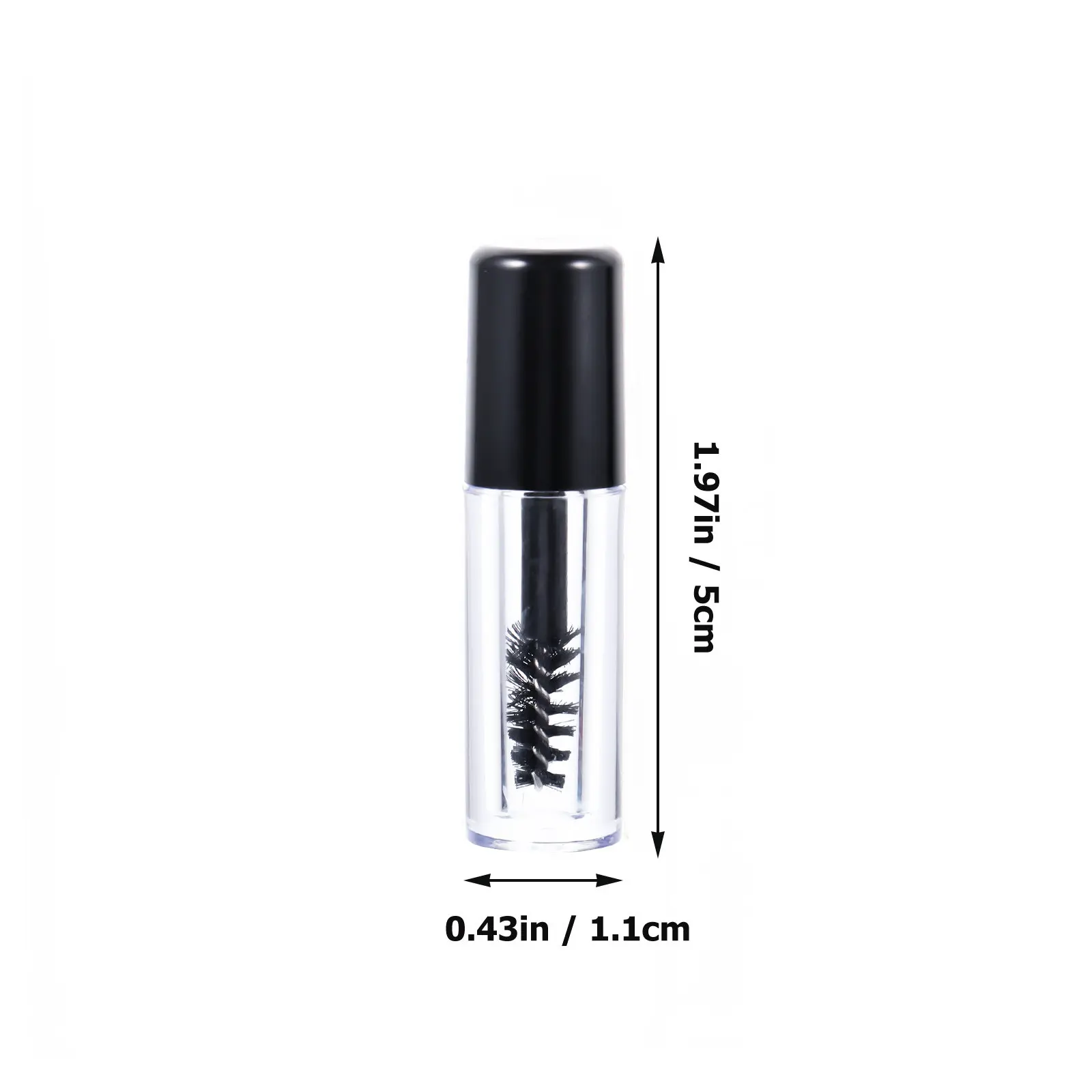 20Pcs Mascara Tubes Empty Clear Small Refillable Containers Portable Lash Cream Bottles Leak Proof Travel