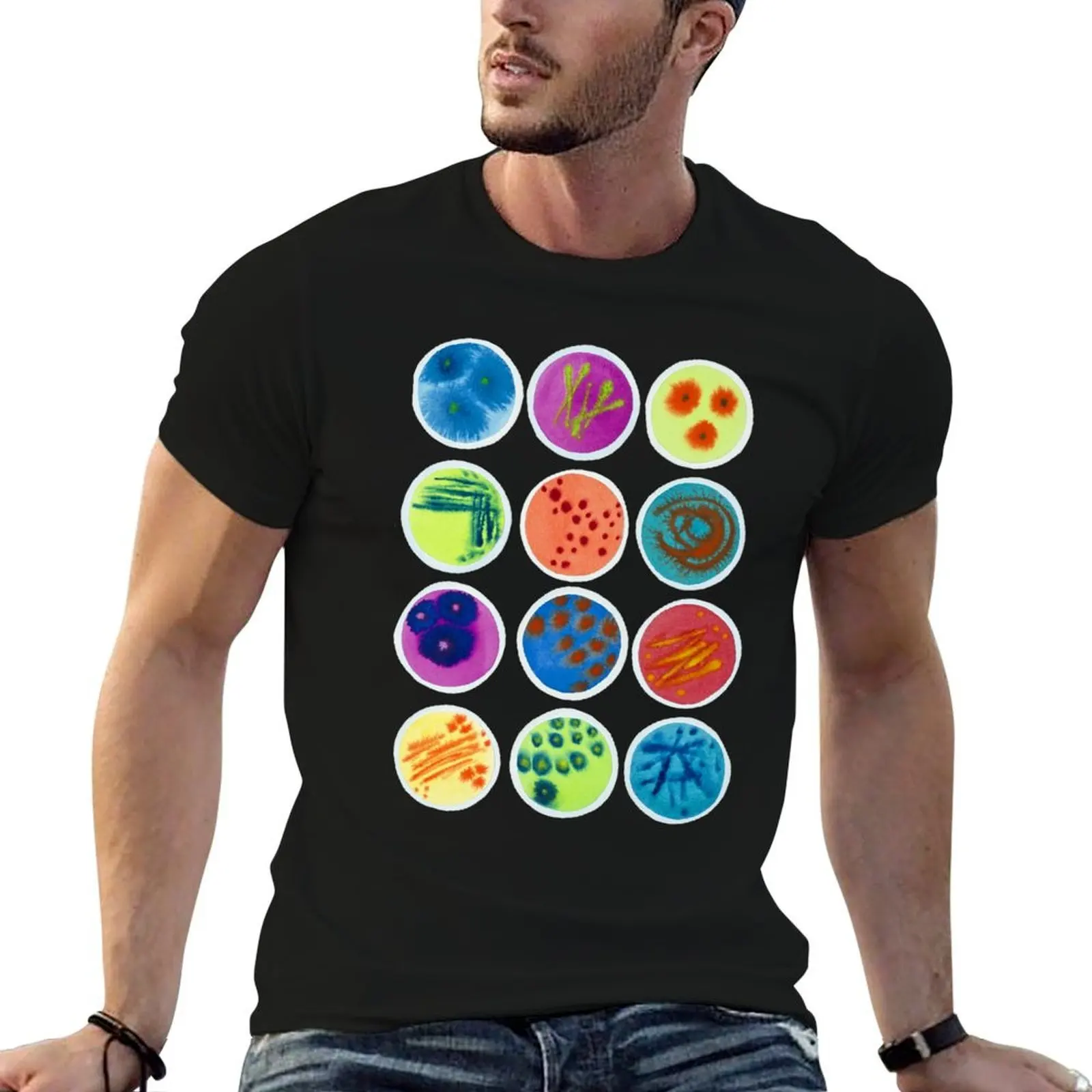 

Petri Dishes T-Shirt t shirts for man slim fit cotton t shirt man T-Shirt