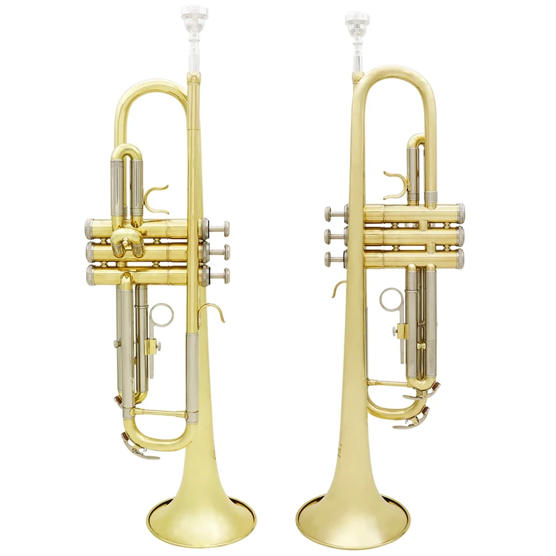 SLADE الملونة Bb البوق القياسية النحاس البوق مجموعة للطلاب المبتدئين البوق المهنية مع صندوق 7C ضربة الفم #6