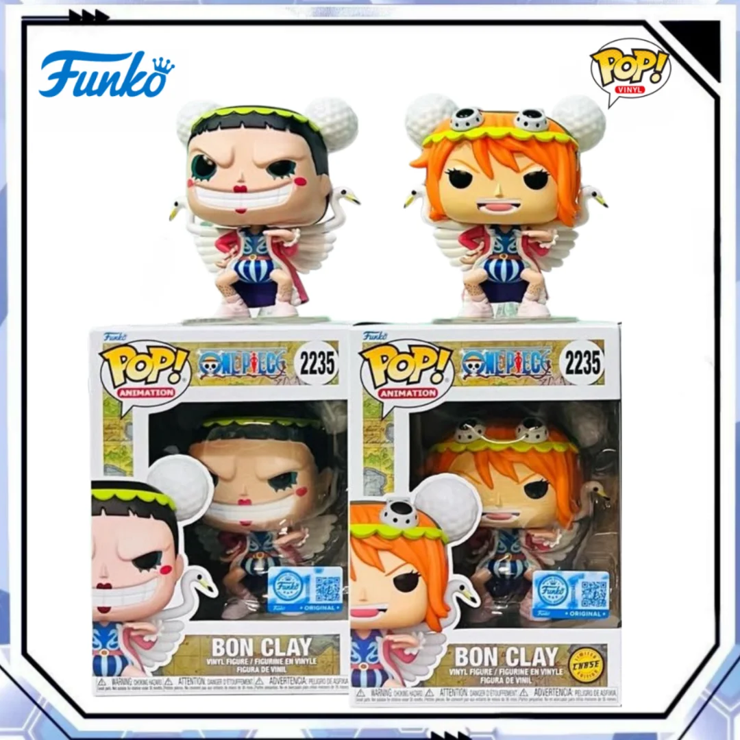 

Фанко Поп! Фигурка One Piece Bon Clay # Официальная лицензированная коллекционная виниловая модель 2235, лимитированная серия, декоративная фигурка, подарок для фанатов