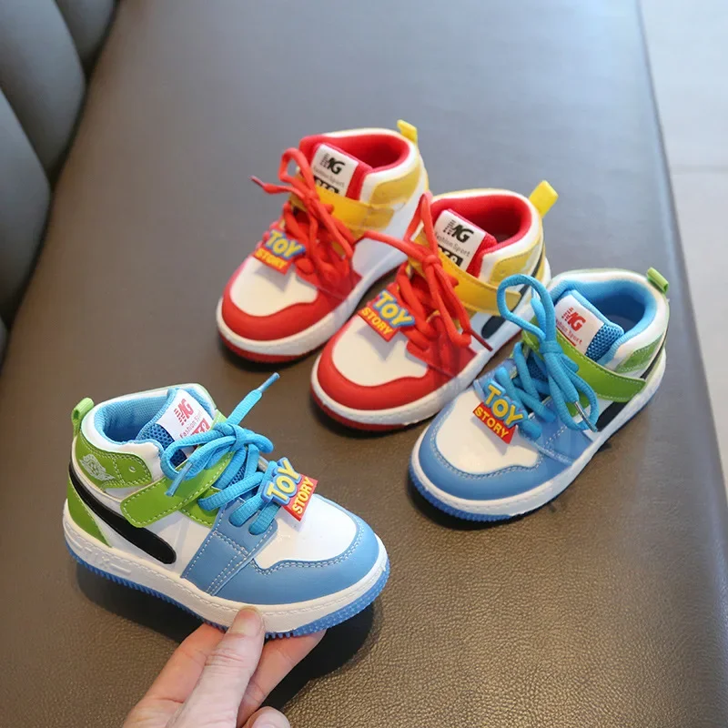 New Kids Casual Board Shoes Fashion Mandarin Ducks Shoes Children Sneaker Four Seasons Boys Basketball Girls Sports Running Shoe