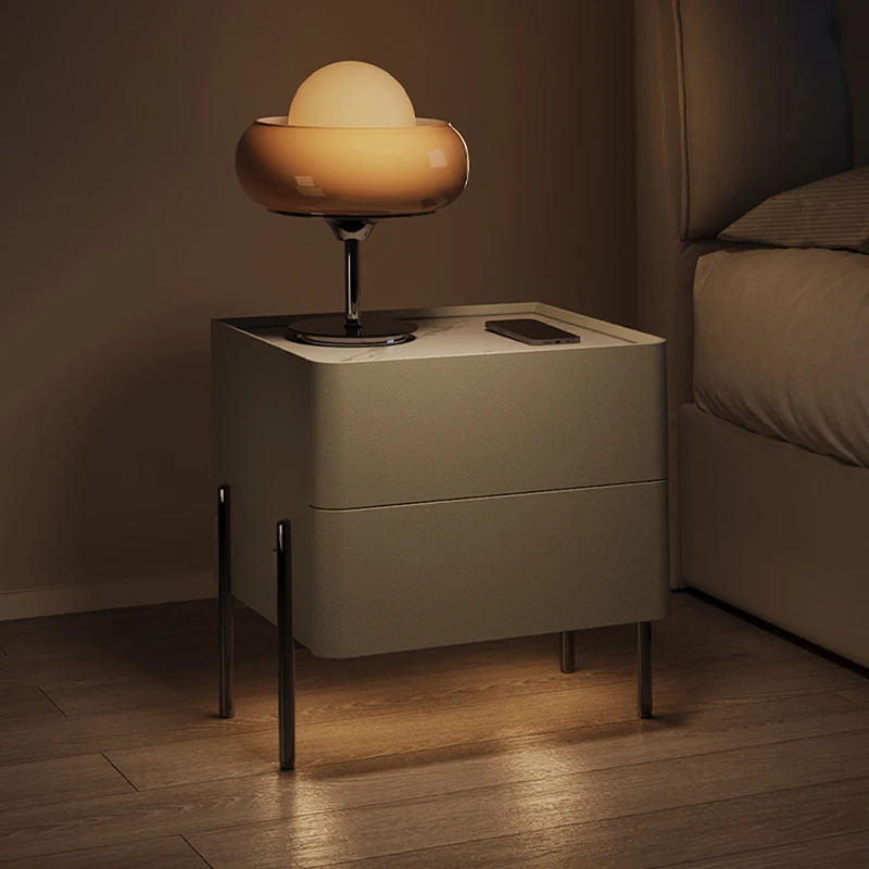 Nightstand Filing Cabinets Stylish Innovative Modern Living Room Filing Cabinets Dark Grey Table De Chevet Nordic Furniture