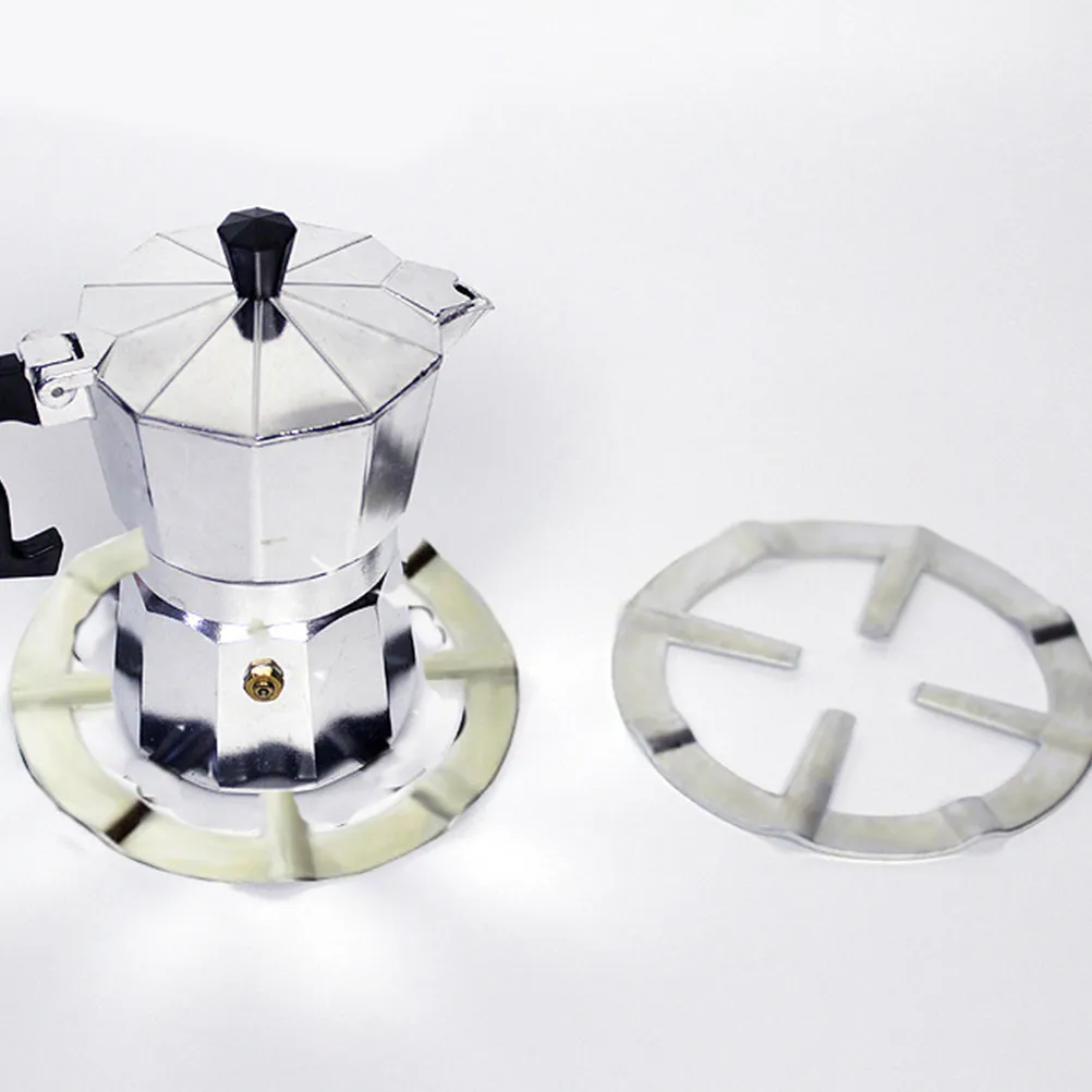 

Pot Stove Stand Cast Iron Gas Range for Stovetop Coffee Pot Holder Balancing Small Pots Heat Control Bbq