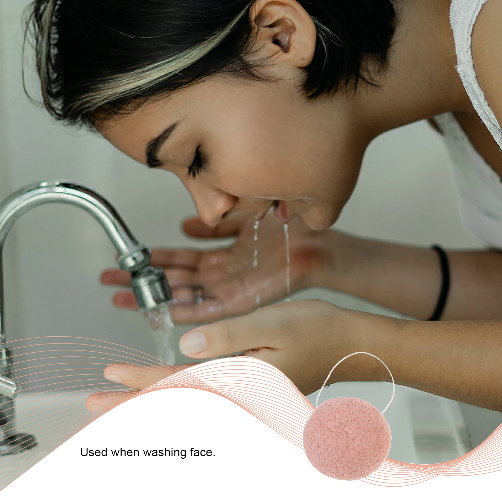 

6pcs Cleansing Puff Facial Cleaning Sponge Deep Pore Exfoliating Skin Care Tool Makeup Remover Washing Puff Daily Use