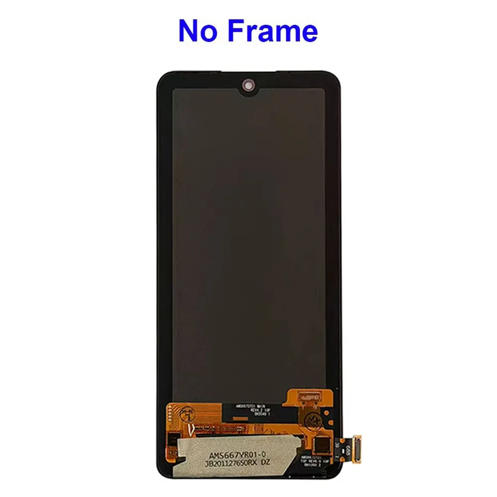 6.71'' LCD Display Screen Touch Panel Digitizer Replacement Parts For  Xiaomi Redmi Note 10 Pro with Frame M2101K6G, M2101K6R