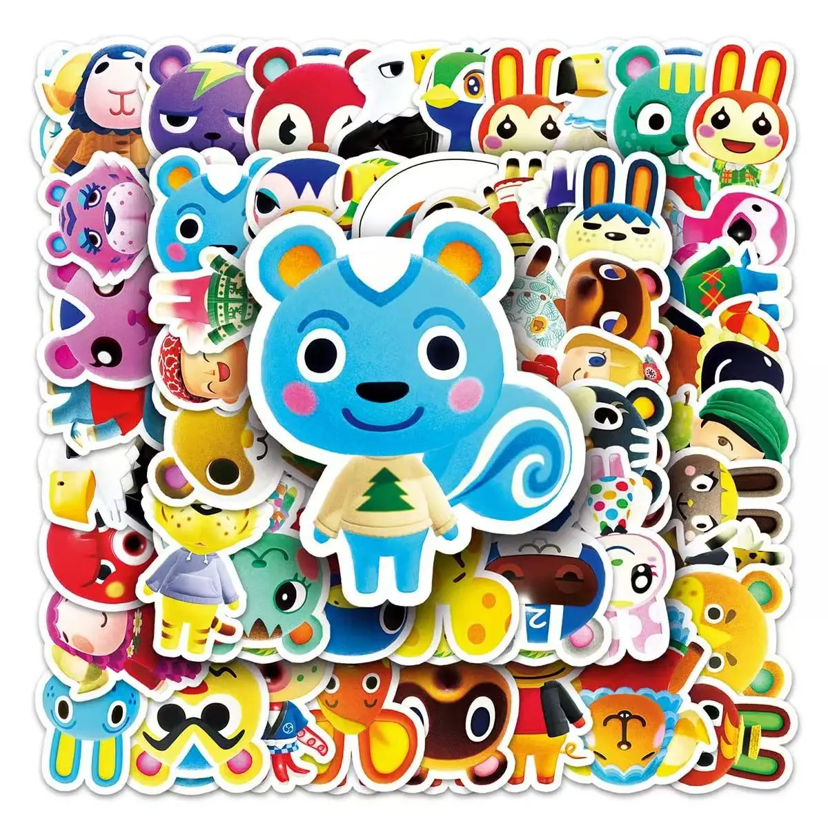 

Animal Crossing: New Horizons Children's DIY Waterproof Stickers Graffiti Trendy Toys Game Peripherals Creative Decorations Gift