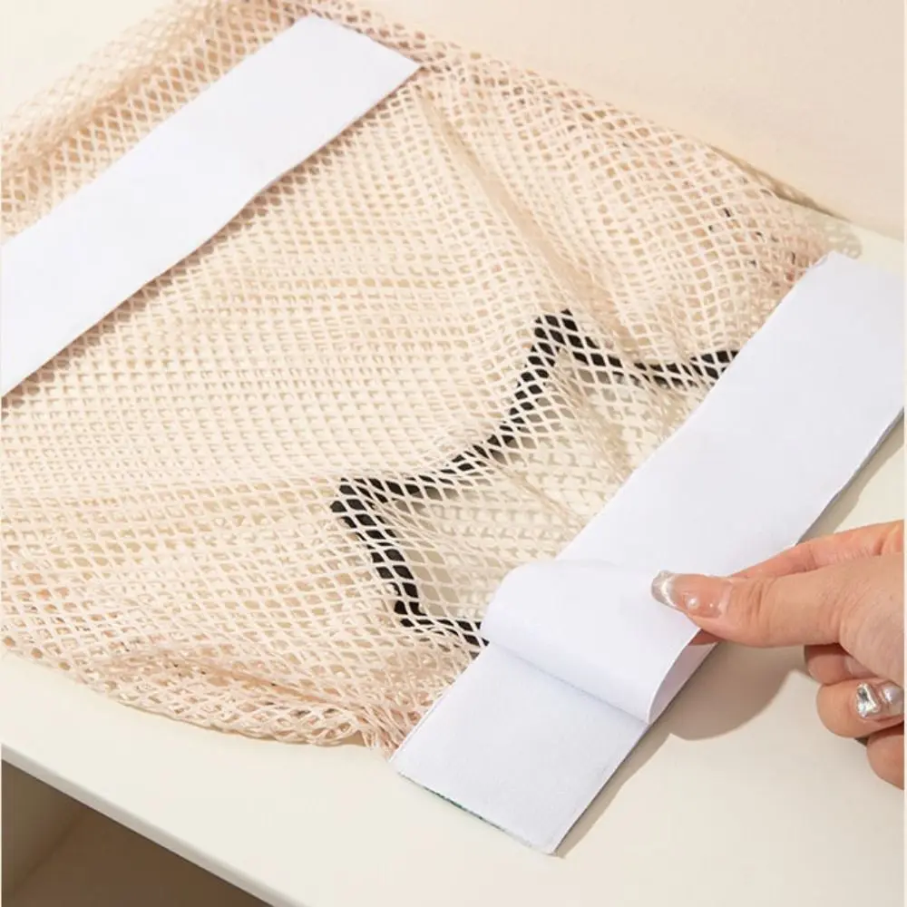 1pc Hanging Storage Mesh Bags Kitchen Garbage Bag Storage Tools Wall-mounted Large-capacity Storage Bag Packaging Plastic Bag