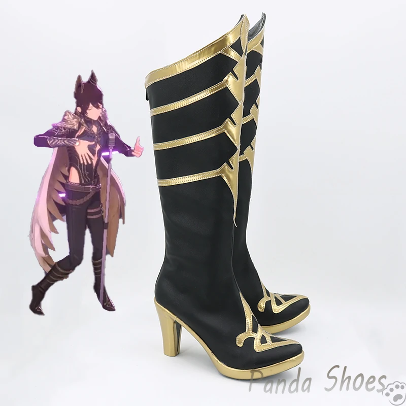 ES Sakuma Rei Cosplay Tênis, Conjuntos Estrelas, Anime Game, Botas Longas, Figurino, Sapatos para Festa de Halloween