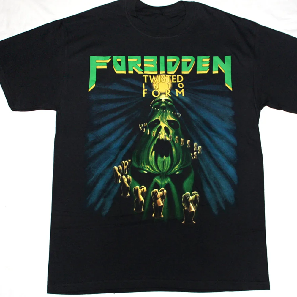 

FORBIDDEN band TWISTED INTO FORM black T-shirt Unisex S to 45Xl