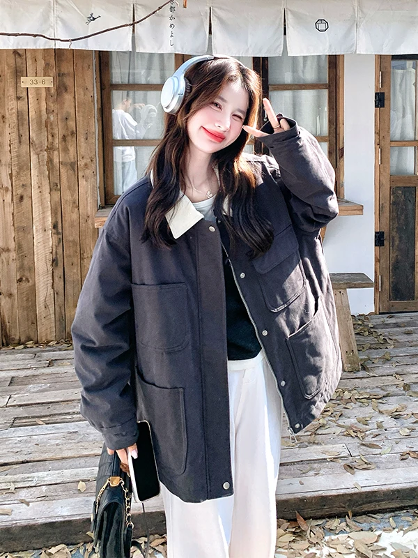 

Женская зимняя куртка-пуховик 90% белый пух, повседневная, теплая, рабочая, с подкладкой, модная, приталенная, для активного образа жизни