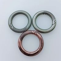 New 4 Colors Titanium Alloy Buckle 33X5.0mm Outdoor Portable Keyring Camping Travel Keychain Outdoor Tool