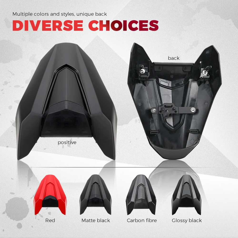 Rear Seat Cover For Honda CBR650R CB650R 2019-2023 Motorcycle Rear Passenger Pillion Fairing Seats Cowl cb 650r cbr 650r Parts