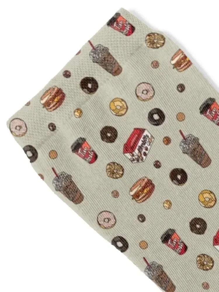 Canadian timmies Timbits donuts Socks Lots sports stockings luxe Designer Man Socks Women's