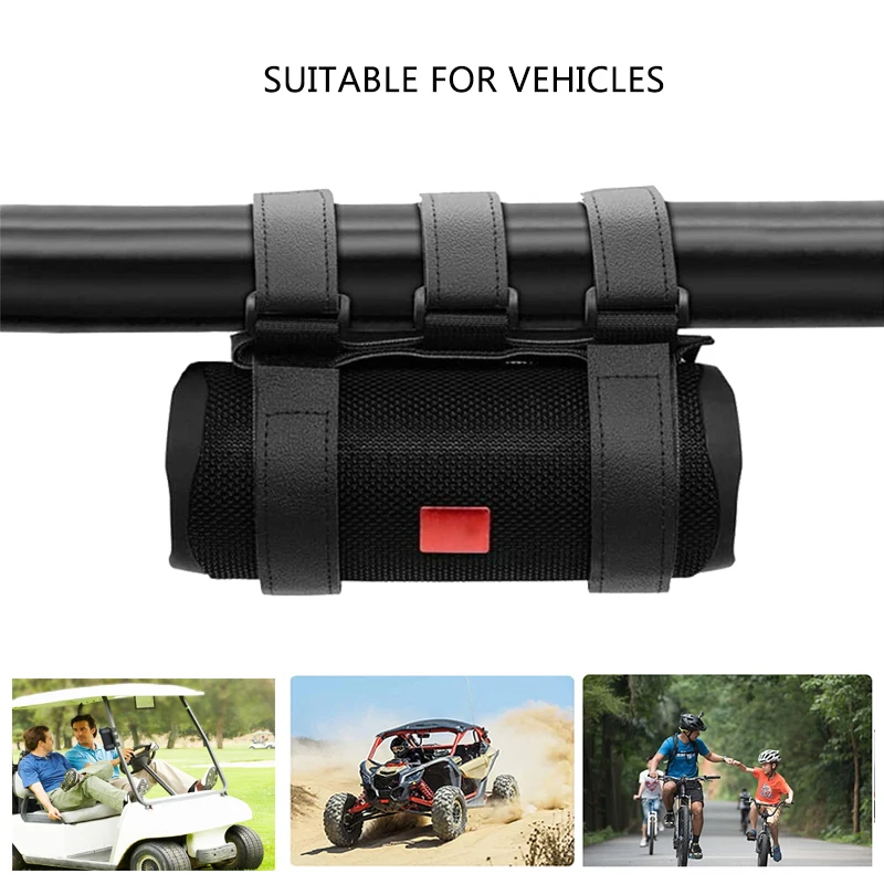

Universal Portable Speakers Strap With Adjustable Water Bottle Cage Mount For MTB Road Bike Golf Cart Boat UTV