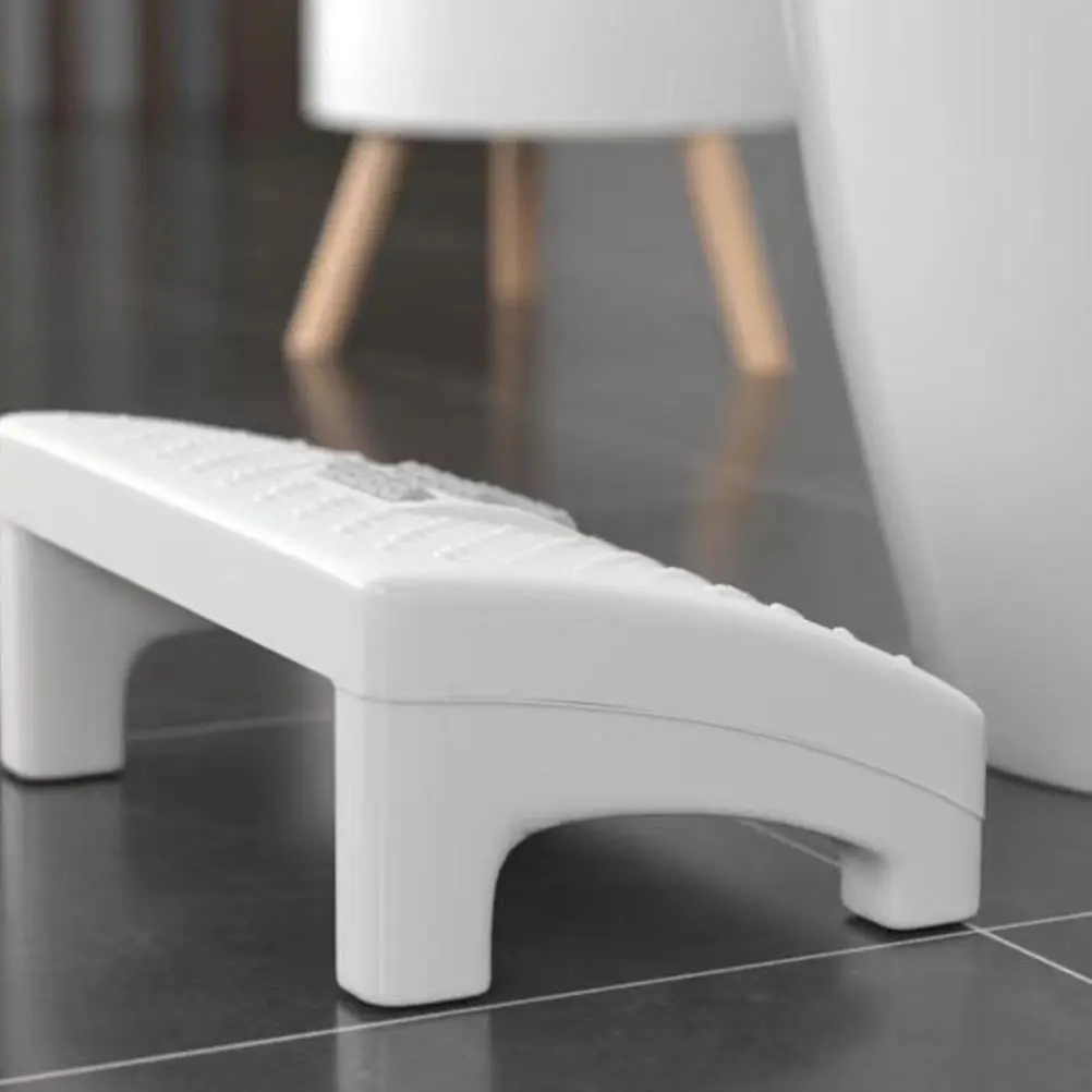 

1Pcs Practical Foot Support Tool Stable Structure for Long Term Use Indoor Office Home White Children's Pedal Indoor Footstool
