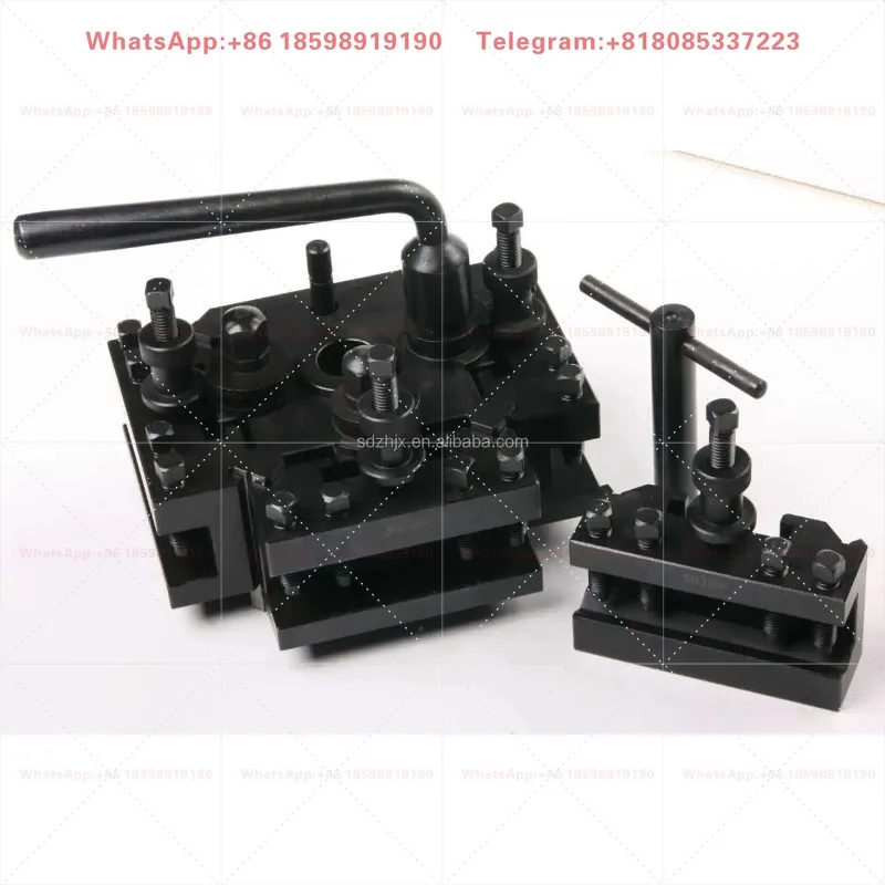 Model M Quick Change Tool Post Complete Set With Multi Tool Holders Universal Metal Lathe Fast Turning Tool Clamping Assembly
