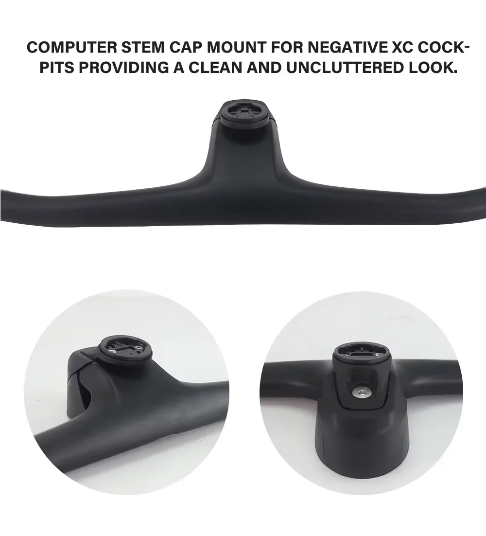 SYNCROS Fraser Ic Sl Wc/Dc/Xc Lenker Xc Vorbau 1.5/2.0 BIKE CNC Aluminium Top Cap Computerhalterung 0 Grad Garmin/Wahoo/Bryton – Detail 9
