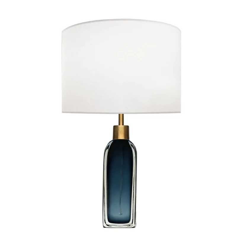 

Modern minimalist creative light luxury art desk lamp, blue wine hall desk lamp