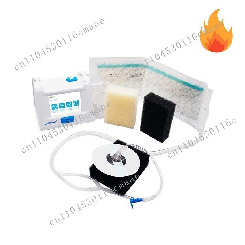VAC Pump Negative Pressure Wound Therapy System NPWT Medical Device with Canister And Dressing Kit - Vacuum Pump for Healing Wou
