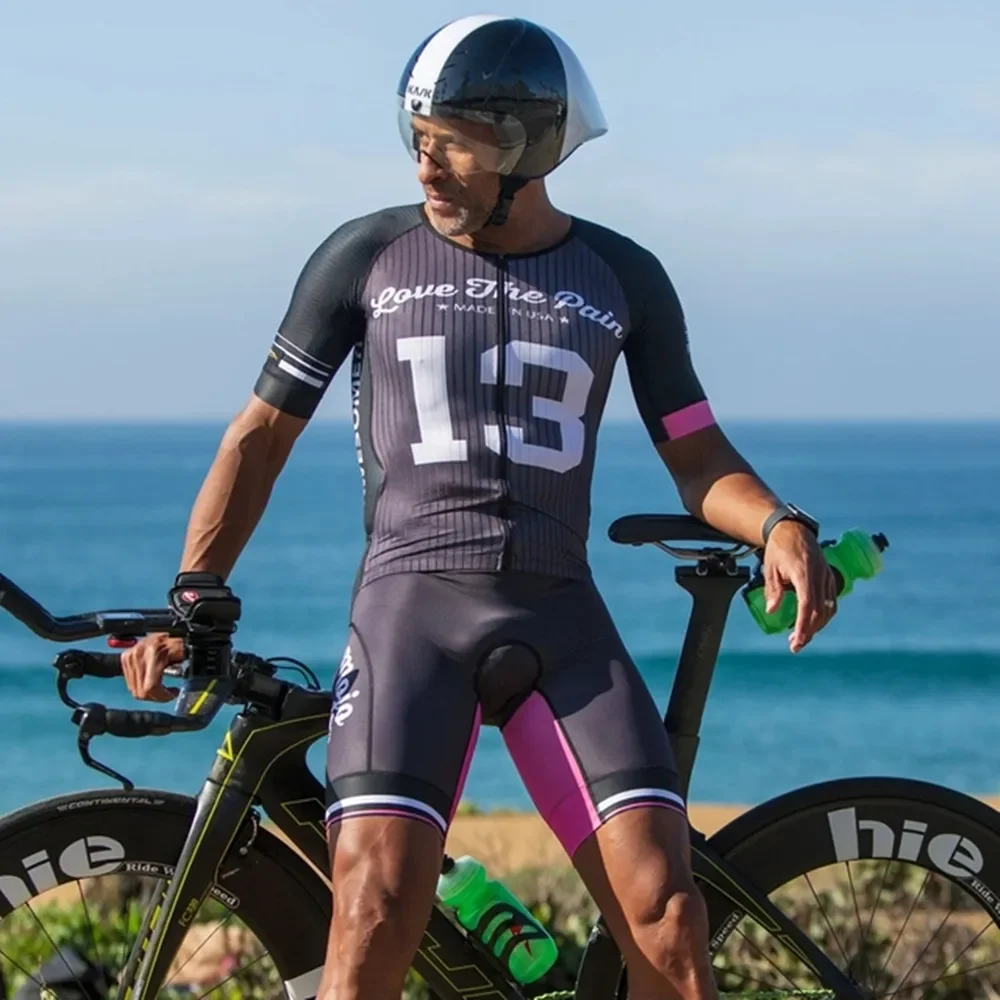 Mens Cycling Skinsuit Bike 9D Gel Pad Bicycle Skinsuit Bike Clothes Pro Team Jumpsuit Triathlon Maillot Ropa Ciclismo Sportwear