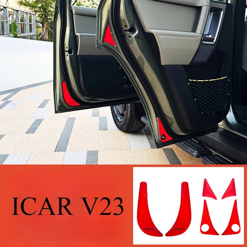 

For Chery iCAR V23 Reflective warning stickers for car doors reflective decorative accessories for lighting
