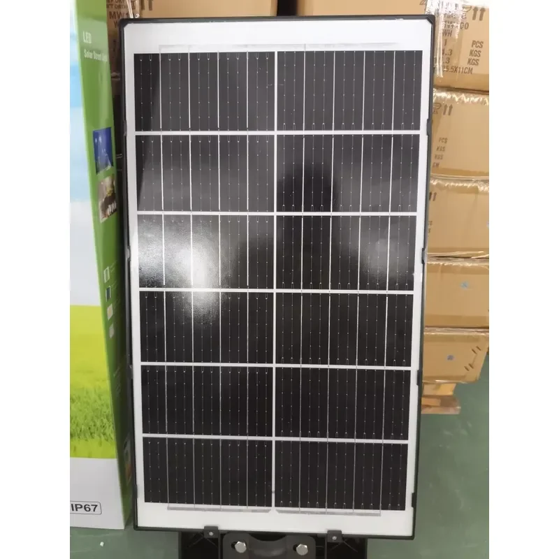 500W Integrated Solar Street Light ABS Body IP65 MPPT Controller 36W Mono Crystalline Solar Panel 22-26H Discharge Time for