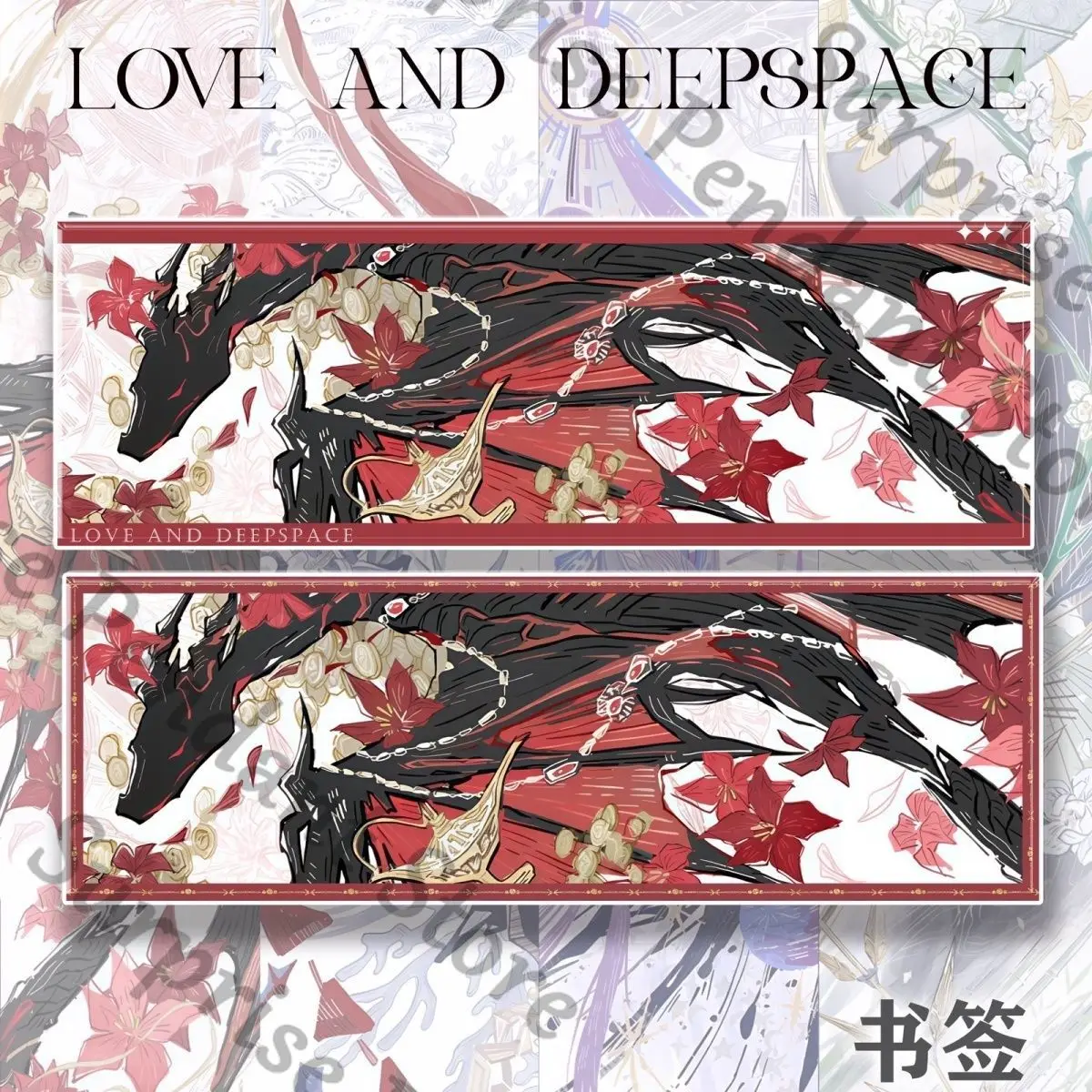 Аниме Love and Deepspace Xavier Sylus Rafayel Zayne, закладка для косплея, квадратный значок калорий, открытка, лазерный билет, кулон, подарок