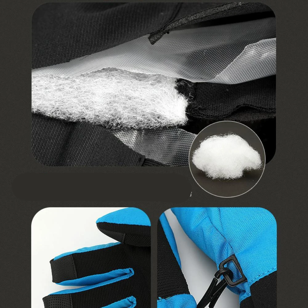 

Winter Ski Gloves Waterproof Windproof Thermal Thick Snowboarding Snow Gloves Snowmobile Skiing Mittens for Women Man