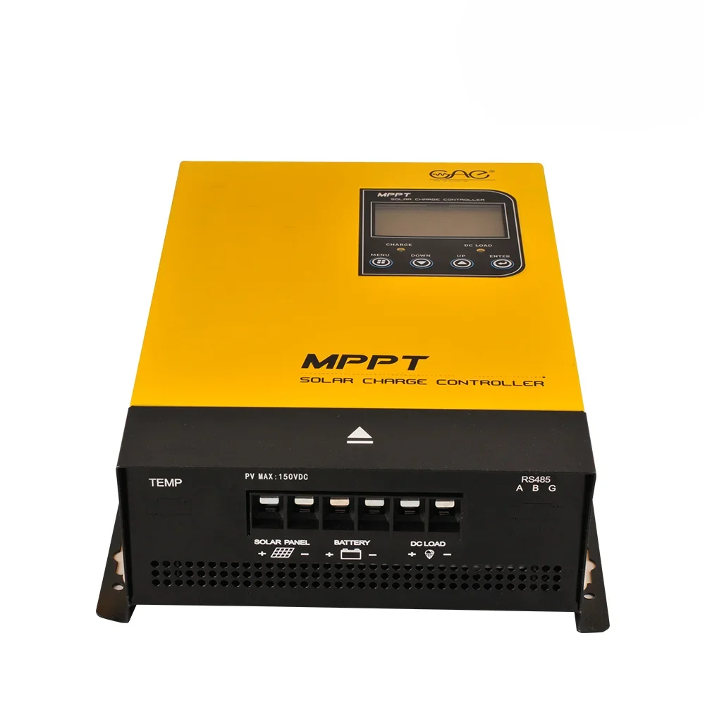 MPPT  Solar Charge Controller  LED LCD Display intelligent speed control air cooling 30A 40A 60A 80A 100A 120A