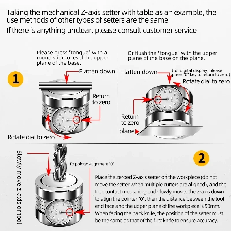 YS Z-axis Locator, Digital Photoelectric Strip Desktop Tool Locator, with Pointer, Tool Positioning CNC Precision Cnc Parts