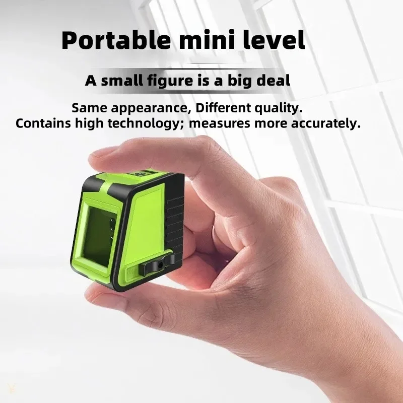 Upgraded portable level. High precision. Strong light. Laser. Infrared level. Green light.