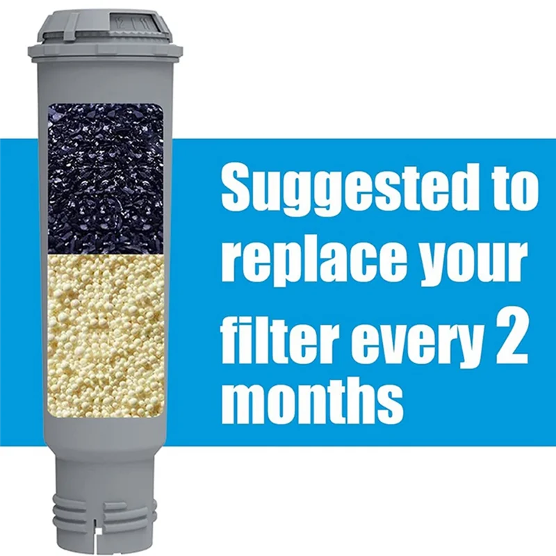 1Pcs Espresso Machine Water Filter for Krups Claris F088 Aqua Filter System, for Siemens, Nivona, Gaggenau, AEG, Neff#A66K