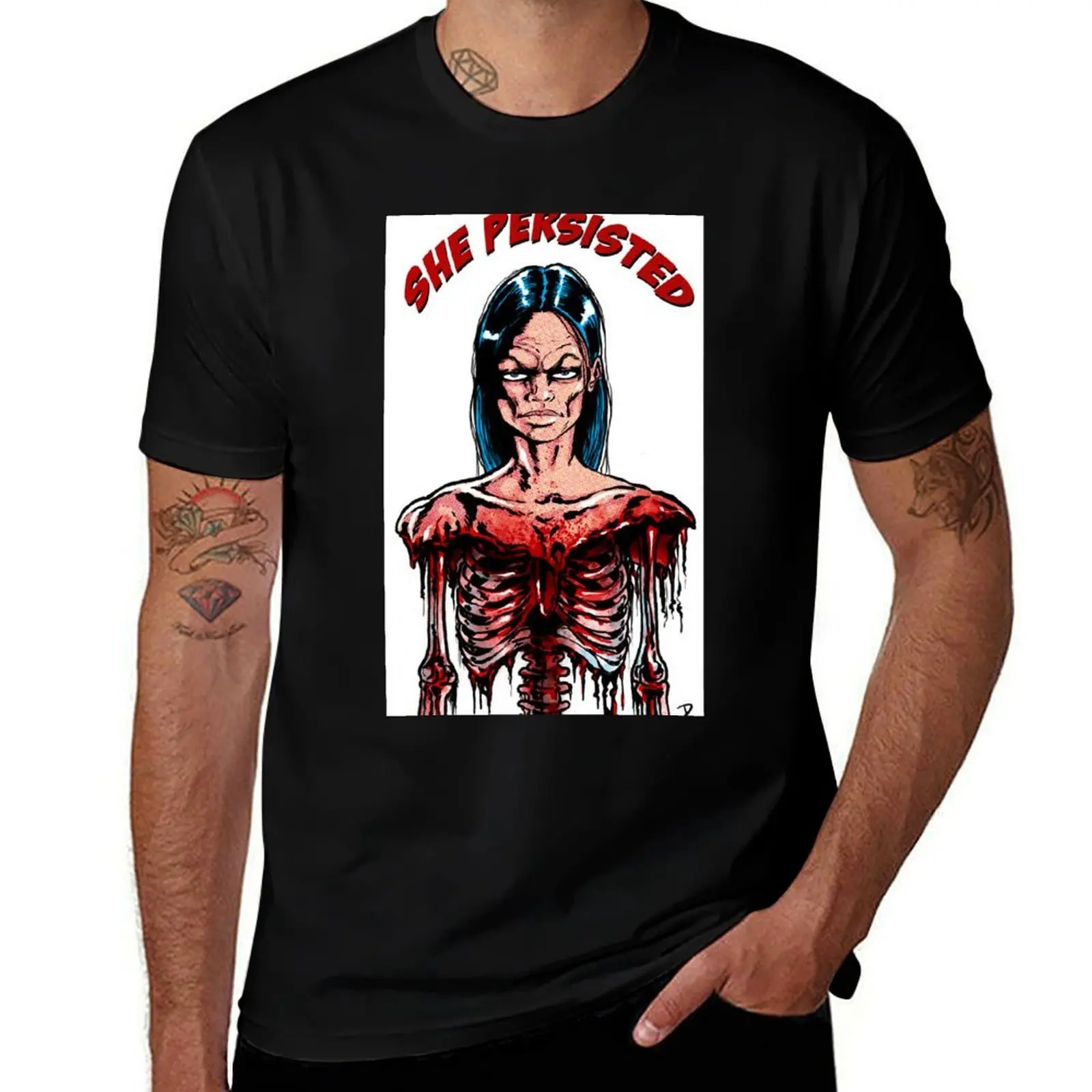 T-shirt "Elle a persisté" - Vêtement de travail confortable