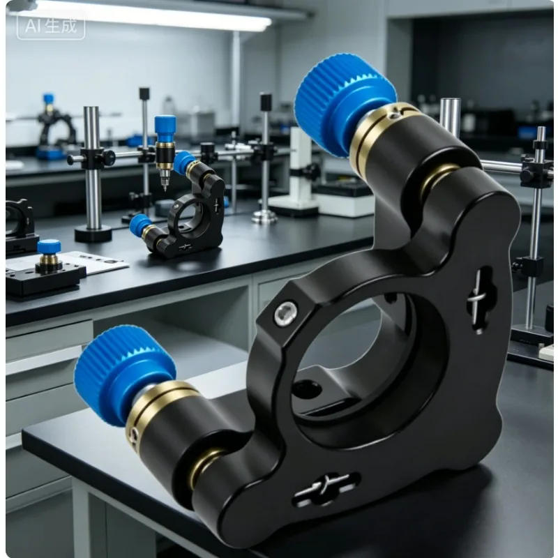 FSD 1 2D 25.4mm 2D Optical Adjustment Frame Adjustable Pitch Mirror Bracket 3D Lens Holder Experimental Support Frame