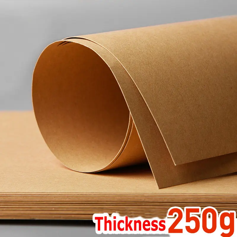 40 Sheets Watercolor Paper 250G Thicken Art Paper A3 A4 Drawing Paper Handcraft DIY Kraft / Black Paper