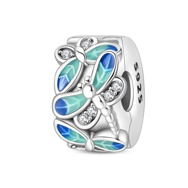 

New Original 925 Sterling Silver Wings Of Dreams Charms Beads For Women Fit Bracelet DIY Wedding Anniversary Jewelry Gift