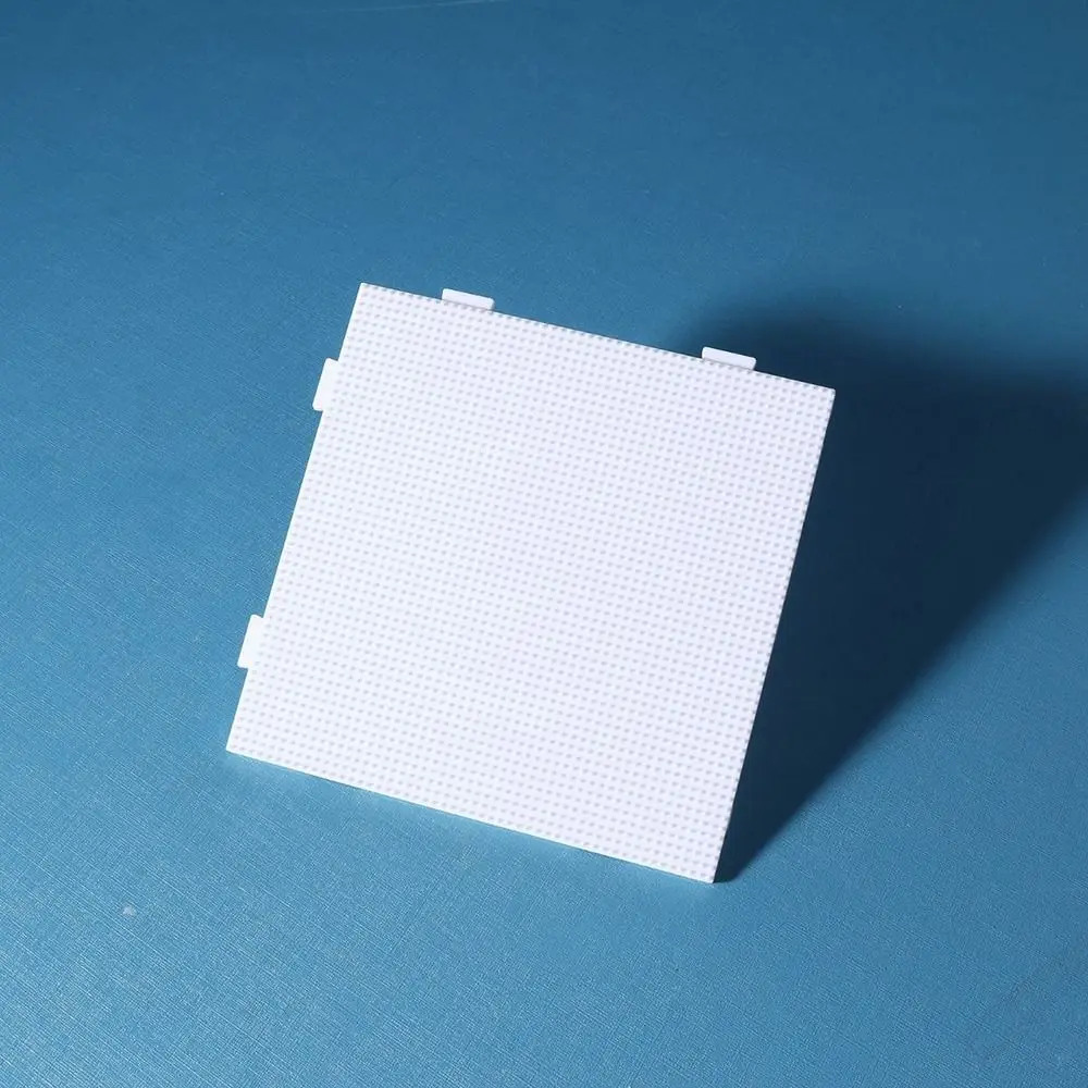 4 pçs contas de fusível quadrado pegboards resistência de alta temperatura diy 2.6mm hama contas modelo resistente branco claro