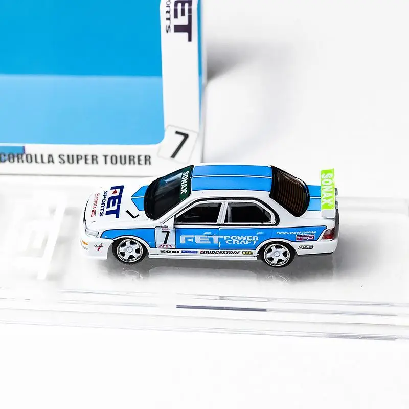 BMC 1/64 Corolla AE100 malaisie exposition limitée alliage jouet véhicule à moteur moulé sous pression en métal modèle cadeaux