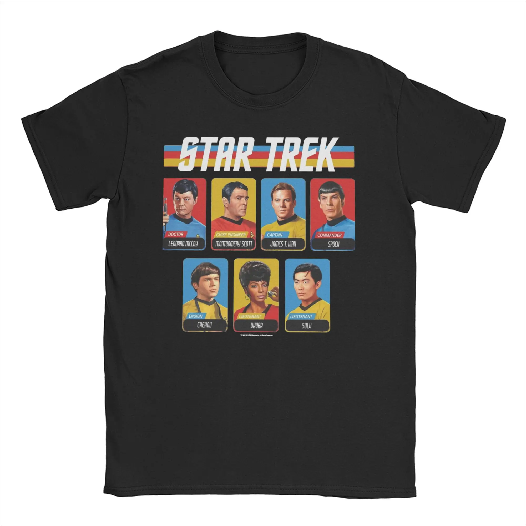 New Arrival Stars Treks Original Series Retro Full Color T Shirt For Unisex Funny Movie Cotton Tee Shirt Short Sleeve Clothes