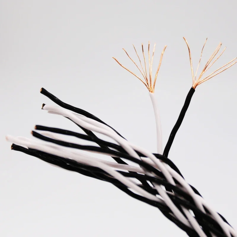 High Quality 8TC Speaker Cable Copper Colour OFC Pure Copper Bluk Speaker Cable