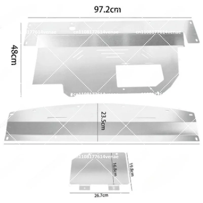 Engine Splash Shield Under Tray Guard Cover Compatible with 350Z