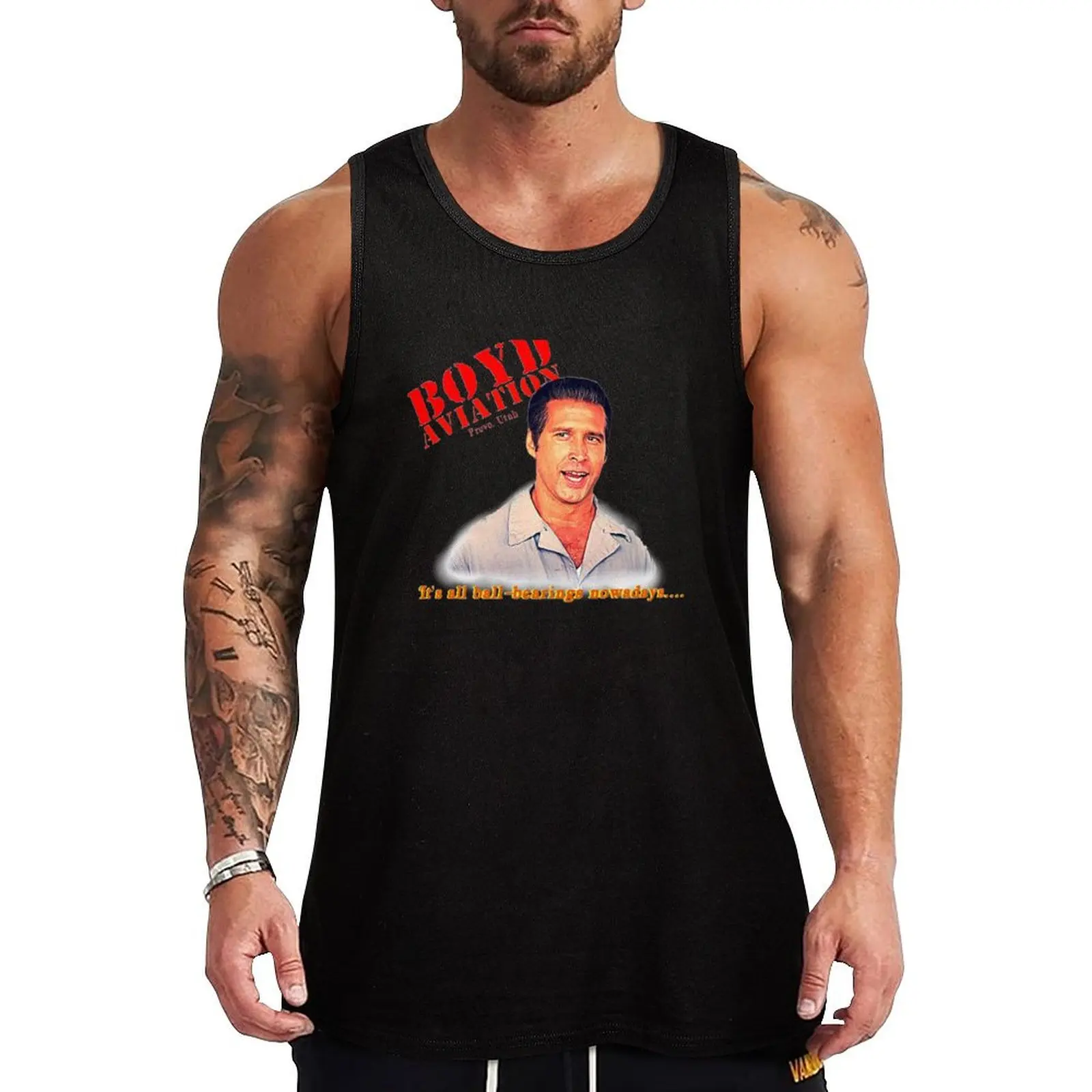 

Fletch: Boyd Aviation Tank Top Sportswear for men basketball clothing gym accessories man