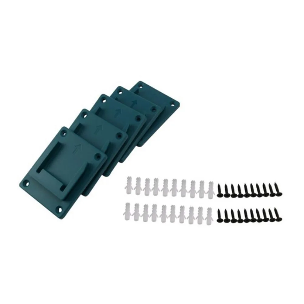 B50C جدار جبل أداة الطاقة الكهربائية حامل قوس عدة ل/18 فولت بطارية ليثيوم آلة تخزين الرف مجموعة فتحات حامل #2