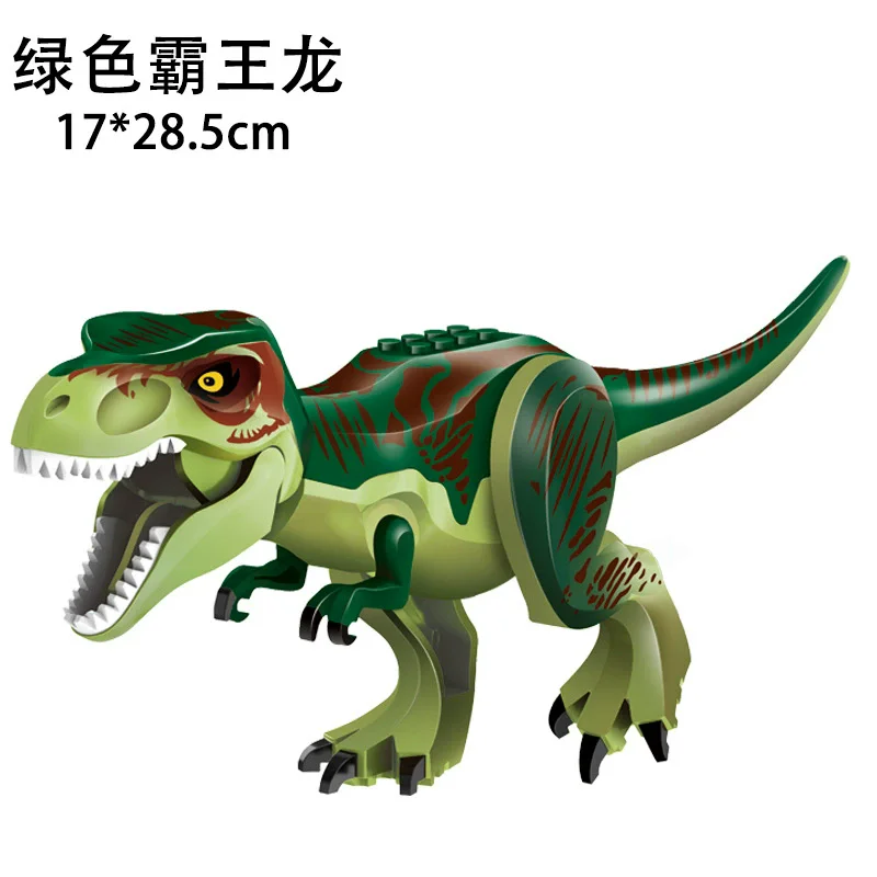 Simulierte Dinosaurier-Welt Velociraptor Raptor Bausteine Tyrannosaurus zum Zusammenbauen