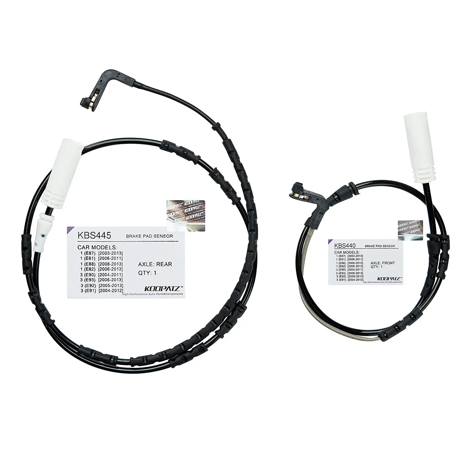 

Front and Rear Brake Pad Sensor Replacement for BMW 135i 328i E88 E90 128i 325i 330i 335i M3 34356789440 & 34356789445