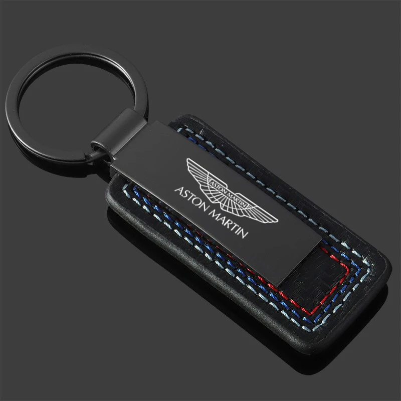 إكسسوارات جلدية معدنية لأستون مارتن DB S 11X9 المفاتيح سبائك الزنك كيرينغ 3 ألوان الرياضة المعادن كيرينغ المفاتيح قلادة #5