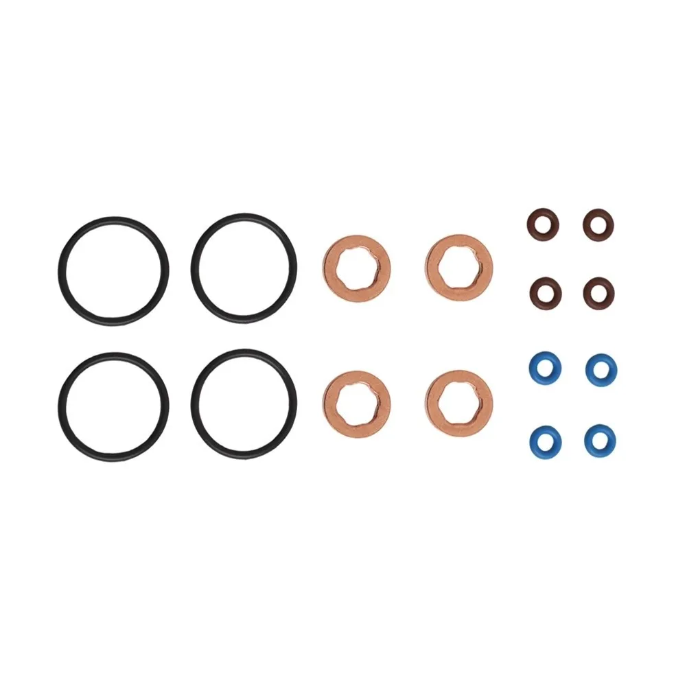 16pcs Fuel Injector Seal Set 883.670 03L130277B For Beetle For Cabriolet For Jetta For Golf For Passat For Polo For Skoda - view 3