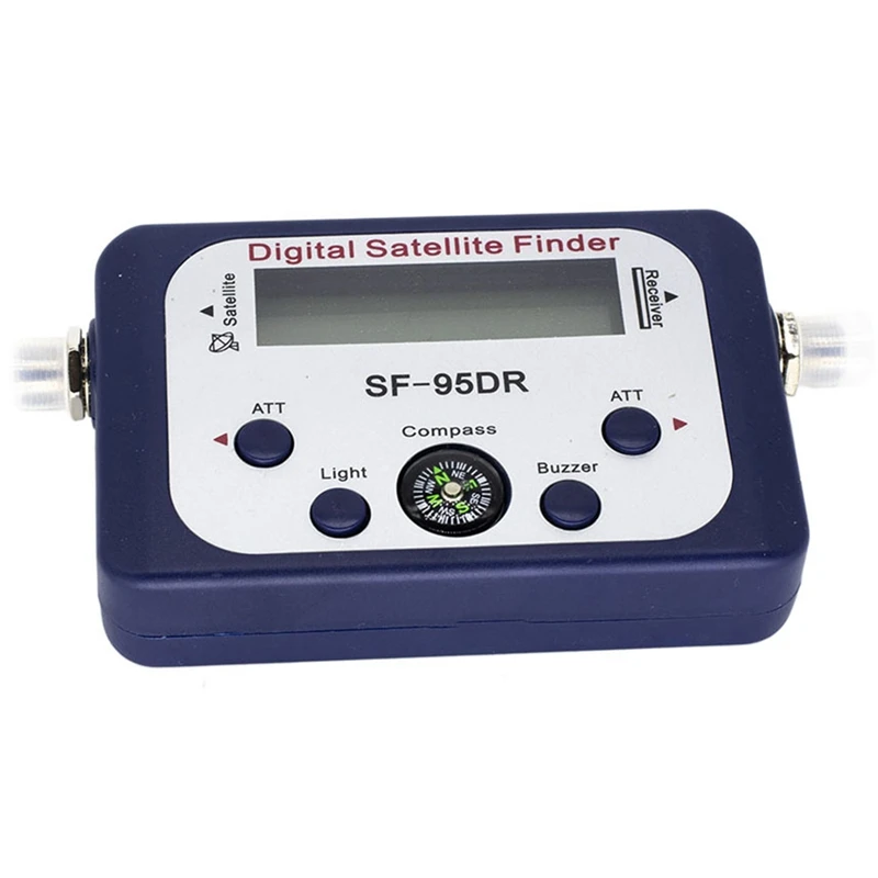 1 PCS SF-95DR Satellite Signal Meter Digital Satellite Finder 950-2150Mhz Blue Plastic Mini LCD Display Digital Satfinder